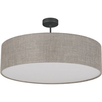 TK Lighting Rondo Semi Flottant - Lumière de Plafond - Cylindre 60cm Lin - Publicité TK Lighting Rondo Semi Flottant - Lumière de Plafond - Cylindre 60cm Lin - Publicité