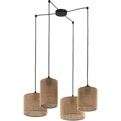 Suspension en Jute TK Lighting - Plafonnier - Publicité Suspension en Jute TK Lighting - Plafonnier - Publicité
