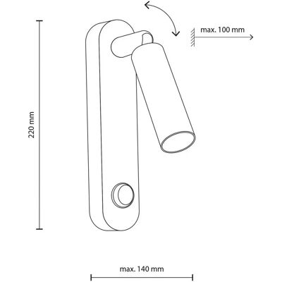 Enza Vit Vägglampa - Modern Design E27 Enza Vit Vägglampa - Modern Design E27