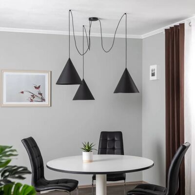 TK Lighting Cono Deckenleuchte - Schwarz E27 3x15W TK Lighting Cono Deckenleuchte - Schwarz E27 3x15W