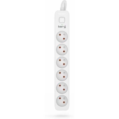 HSK DATA Kerg M02409 - Steckerleiste mit 6 geerdeten Steckdosen, 1,5m, 16A HSK DATA Kerg M02409 - Steckerleiste mit 6 geerdeten Steckdosen, 1,5m, 16A