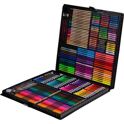 Generic - Zestaw artystyczny 258 elementów - Etui plastikowe - Materiały plastyczne Generic - Zestaw artystyczny 258 elementów - Etui plastikowe - Materiały plastyczne