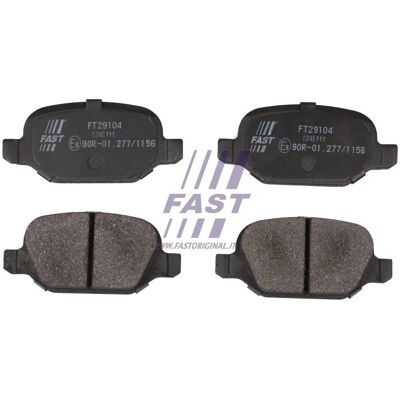 FAST FT29104 Bremsbeläge Hinterachse - Bremsensatz für Alfa Romeo, Lancia, Fiat FAST FT29104 Bremsbeläge Hinterachse - Bremsensatz für Alfa Romeo, Lancia, Fiat