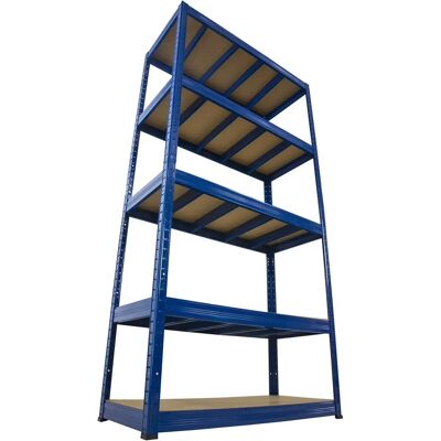 Helios - Helios 196x90x60 - Niebieski - 5 półek - Regał metalowy Helios - Helios 196x90x60 - Niebieski - 5 półek - Regał metalowy
