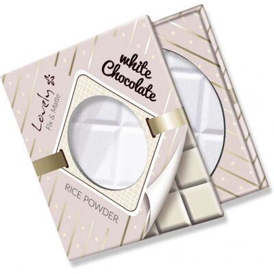 Lovely CE66 Polvere di riso al cioccolato bianco - Polvere per il viso Lovely CE66 Polvere di riso al cioccolato bianco - Polvere per il viso