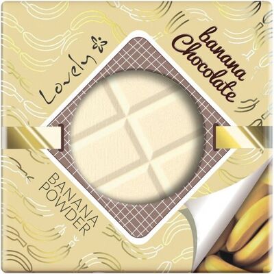Lovely CE68 Banana Chocolate Face Powder - face powder, banana chocolate, skin tone correction Lovely CE68 Banana Chocolate Face Powder - face powder, banana chocolate, skin tone correction