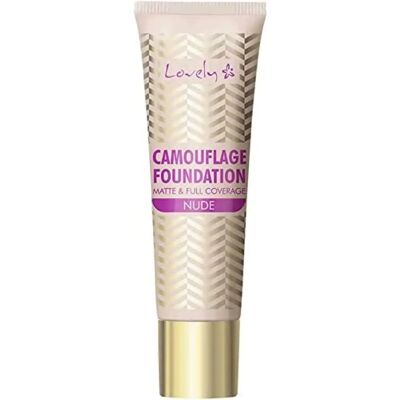 Lovely Brand Nude Camouflage Foundation - Full Coverage - 25g Lovely Brand Nude Camouflage Foundation - Full Coverage - 25g