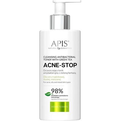 Apis Natural Cosmetics Acne-Stop Home TerApis Tonique Nettoyant au Thé Vert - Solution Anti-Acné Apis Natural Cosmetics Acne-Stop Home TerApis Tonique Nettoyant au Thé Vert - Solution Anti-Acné