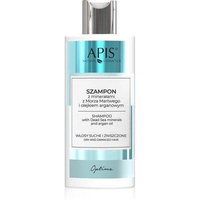 Apis Natural Cosmetics Optima - Shampoo hydratant aux minéraux de la Mer Morte - 300ml Apis Natural Cosmetics Optima - Shampoo hydratant aux minéraux de la Mer Morte - 300ml