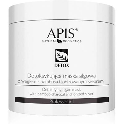 Apis Detox Algae Maska - Węgiel bambusowy i Srebro 200g Apis Detox Algae Maska - Węgiel bambusowy i Srebro 200g