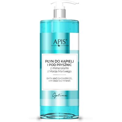 Apis Természetes Kozmetikumok Optima Zuhany és Fürdőgél a Holt-tengeri ásványokkal - 1000ml Apis Természetes Kozmetikumok Optima Zuhany és Fürdőgél a Holt-tengeri ásványokkal - 1000ml