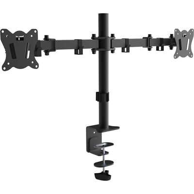 Podwójny uchwyt na monitory Montis EVEREST 13-27" Czarny Biurko Podwójny uchwyt na monitory Montis EVEREST 13-27" Czarny Biurko