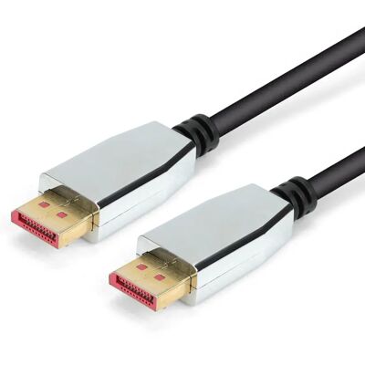 Montis Câble DisplayPort v1.4 MT038 1,8 m Noir Argent - Publicité Montis Câble DisplayPort v1.4 MT038 1,8 m Noir Argent - Publicité