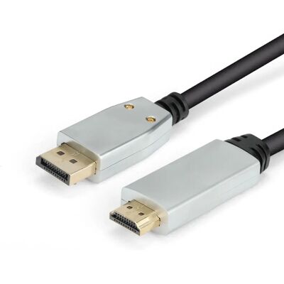 Kabel Montis DisplayPort v1.4 – HDMI v2.0 - 1,8 m - Czarny, Srebrny Kabel Montis DisplayPort v1.4 – HDMI v2.0 - 1,8 m - Czarny, Srebrny