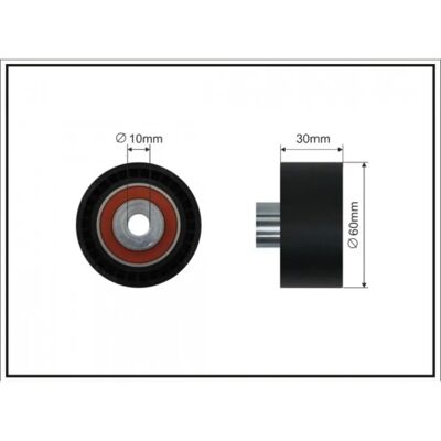 Caffaro Modell 23-57 V-Rippenriemen Riemenscheibe Caffaro Modell 23-57 V-Rippenriemen Riemenscheibe