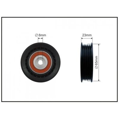 CAFFARO 290-109 Keilriemen-Spannrolle - V-belt tensioner pulley CAFFARO 290-109 Keilriemen-Spannrolle - V-belt tensioner pulley