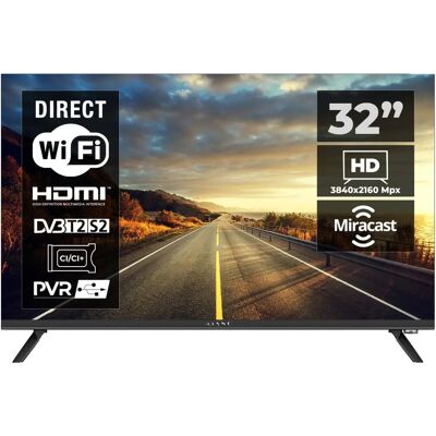 Kiano Elegance TV 32 - Smart TV WXGA Schwarz Kiano Elegance TV 32 - Smart TV WXGA Schwarz