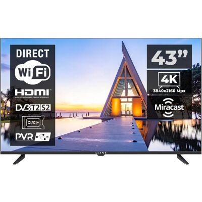 Kiano Elegance 43" LED 4K Ultra HD Android TV - Smart TV Kiano Elegance 43" LED 4K Ultra HD Android TV - Smart TV