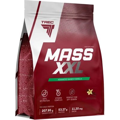 Trec Nutrition Mass XXL Vanilla - Weight Gain Supplement Trec Nutrition Mass XXL Vanilla - Weight Gain Supplement