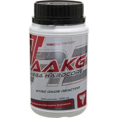 Trec Nutrition AAKG Mega Hardcore - Powerful Muscle Pump - 240 Capsules Trec Nutrition AAKG Mega Hardcore - Powerful Muscle Pump - 240 Capsules