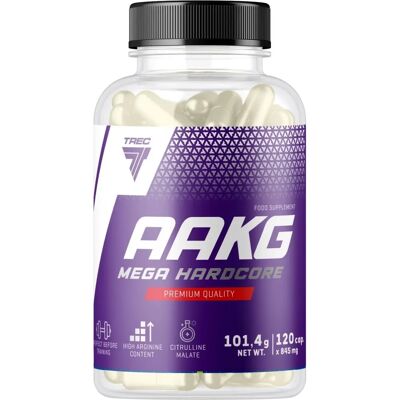 Trec Nutrition AAKG Mega Hardcore - 120 kapsułek Trec Nutrition AAKG Mega Hardcore - 120 kapsułek