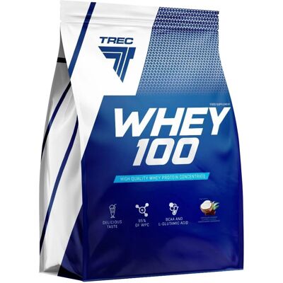 Trec Nutrition Whey 100 - Czekolada i Kokos - Odżywka Białkowa Trec Nutrition Whey 100 - Czekolada i Kokos - Odżywka Białkowa