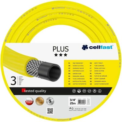 Lancia d'irrigazione Cellfast 25M - 3/4 pollice, Giallo Lancia d'irrigazione Cellfast 25M - 3/4 pollice, Giallo