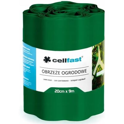 Cellfast okraj zahradní - Tmavě zelený - 20cm x 9m Cellfast okraj zahradní - Tmavě zelený - 20cm x 9m