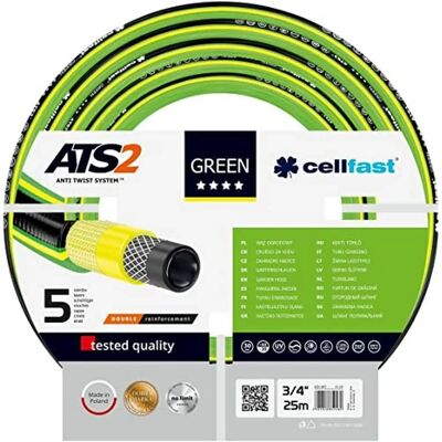 Kertitömlő Cellfast - Zöld ATS2 - 3/4" - 25m Kertitömlő Cellfast - Zöld ATS2 - 3/4" - 25m