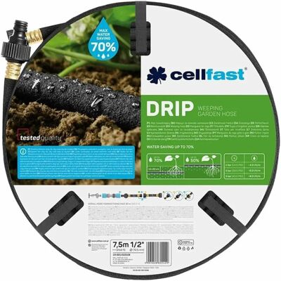 Cellfast Kerti vízcső - Csepegtető cső 7,5m Cellfast Kerti vízcső - Csepegtető cső 7,5m