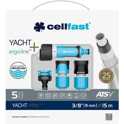 Tuyau d'arrosage gris clair Cellfast 15 m - Tuyau d'arrosage Tuyau d'arrosage gris clair Cellfast 15 m - Tuyau d'arrosage