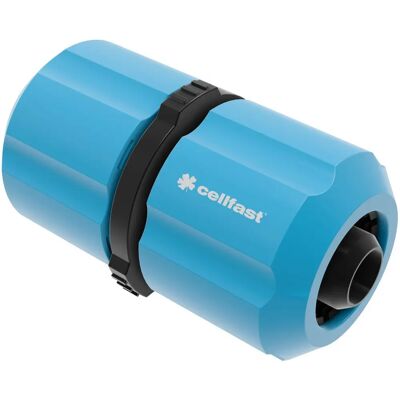 Conector de mangueira Cellfast 53-100 - Resistente, Ergonômico, 1/2'' & 3/4'' - Conector de mangueira Conector de mangueira Cellfast 53-100 - Resistente, Ergonômico, 1/2'' & 3/4'' - Conector de mangueira