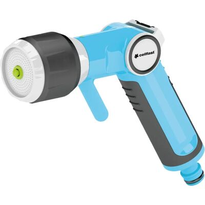 Cellfast Gartenschlauchpistole - Blau - Mehrfachstrahl & Ergonomisch Cellfast Gartenschlauchpistole - Blau - Mehrfachstrahl & Ergonomisch