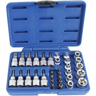 Asta 34-teiliges TORX- und Innensechskant-Bitset - Schraubenzieher-Bits Asta 34-teiliges TORX- und Innensechskant-Bitset - Schraubenzieher-Bits