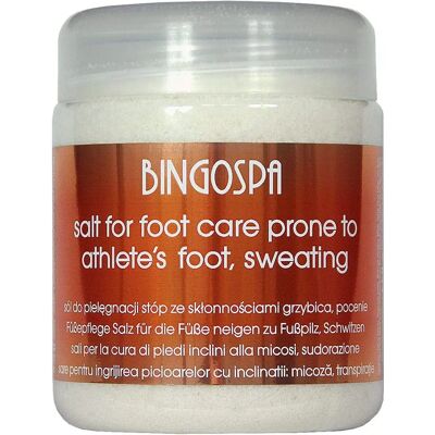 Sól do stóp BingoSpa 2w1 na grzybicę i pocenie się - 550g Sól do stóp BingoSpa 2w1 na grzybicę i pocenie się - 550g