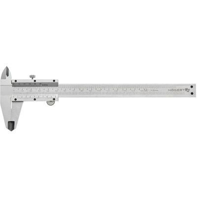 Hogert Technik Calibrador - Alcance 155mm - Preciso +/- 0,02mm Hogert Technik Calibrador - Alcance 155mm - Preciso +/- 0,02mm