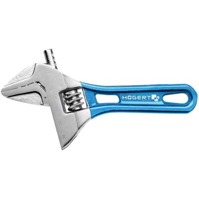 Hogert Švédský nastavitelný klíč - 140 mm - Odolný nástroj Hogert Švédský nastavitelný klíč - 140 mm - Odolný nástroj