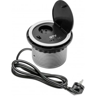 GTV AE-BPW1U2UCH-80 Prise de surface - Power Outlet GTV AE-BPW1U2UCH-80 Prise de surface - Power Outlet