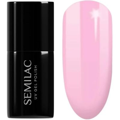 Semilac Pink Gel Nail Polish - Long-lasting, UV cured, 7ml Semilac Pink Gel Nail Polish - Long-lasting, UV cured, 7ml