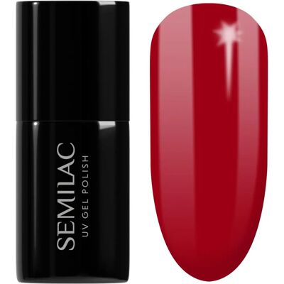 Semilac Marque Modèle 027 Rouge Intense Vernis Hybride - Vernis à Ongles Semilac Marque Modèle 027 Rouge Intense Vernis Hybride - Vernis à Ongles