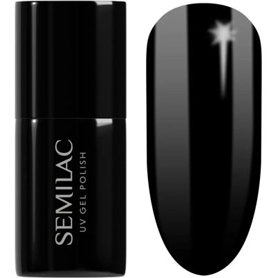 Semilac Schwarz & Weiß Gel Nagellack - Black Diamond 7ml Semilac Schwarz & Weiß Gel Nagellack - Black Diamond 7ml