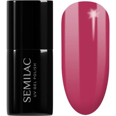 Gel Hybride UV Cranberry Semilac - Vernis à ongles - Publicité Gel Hybride UV Cranberry Semilac - Vernis à ongles - Publicité