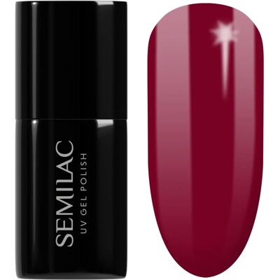 Semilac Deep Red UV Hybrid Nagellack - 7ml - Für Frauen Semilac Deep Red UV Hybrid Nagellack - 7ml - Für Frauen