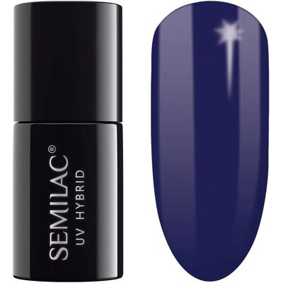 Semilac UV-hybrid nagellack Blue Ink 088 - 7 ml - Hållbar & Livfull Semilac UV-hybrid nagellack Blue Ink 088 - 7 ml - Hållbar & Livfull