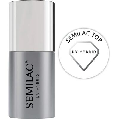 Semilac UV Hybrid Top - Korkeakiiltoinen päällyslakka 7ml Semilac UV Hybrid Top - Korkeakiiltoinen päällyslakka 7ml