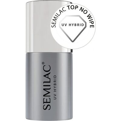 Semilac UV Hybrid Top - Acabamento Brilhante, Duradouro, Fácil de Aplicar Semilac UV Hybrid Top - Acabamento Brilhante, Duradouro, Fácil de Aplicar