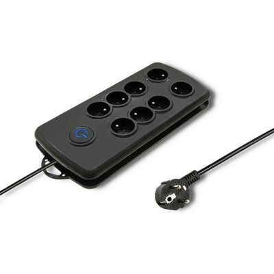 Qoltec 50161 Overspanningsbeveiliging - 8 Stopcontacten - 2,5m Kabel Qoltec 50161 Overspanningsbeveiliging - 8 Stopcontacten - 2,5m Kabel