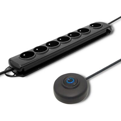 Qoltec 50171 Protecteur contre les Surtensions - 7 Prises - Noir Qoltec 50171 Protecteur contre les Surtensions - 7 Prises - Noir
