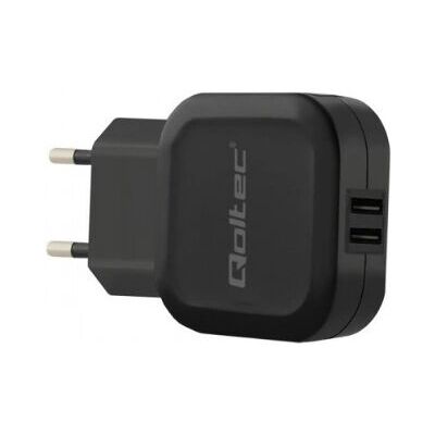 Qoltec 50185 USB-Ladegerät - 12W Schwarz Qoltec 50185 USB-Ladegerät - 12W Schwarz