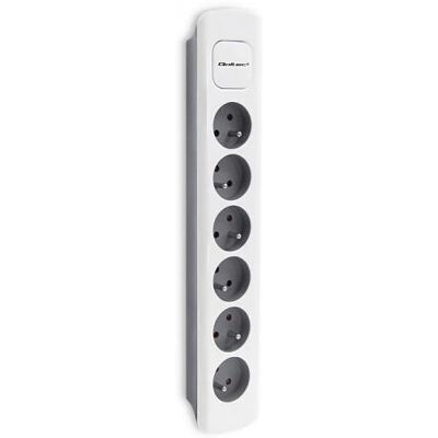 Qoltec - 50297 - 1.8 m - 6 prese - multipresa Qoltec - 50297 - 1.8 m - 6 prese - multipresa